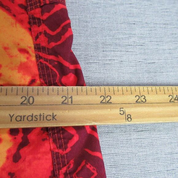 Nike 6.0 Board Shorts Mens Size 34 Red Orange Geometric Swim Trunks Active - Picture 10 of 16